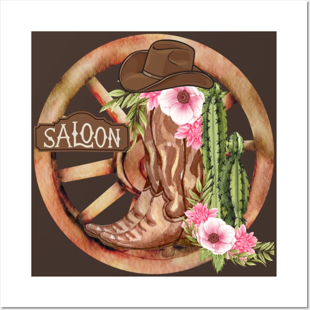 saloon Wall Art by Joy-Graphix